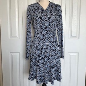 MICHAEL Michael Kors Jewel Floral Print Faux Wrap